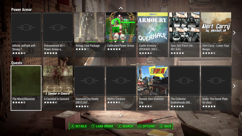 Illustration for article titled The Most Popular Fallout 4 Mods On Xbox One